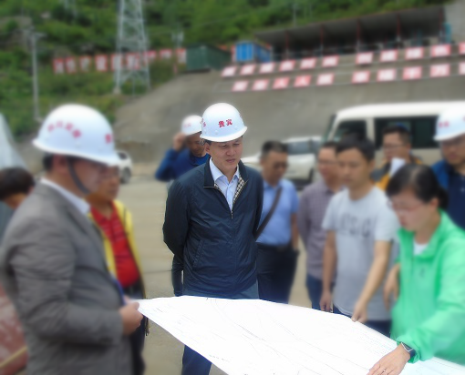 交通運輸部公路局副處長王恒斌同志調(diào)研公司承建康新K1-1項目