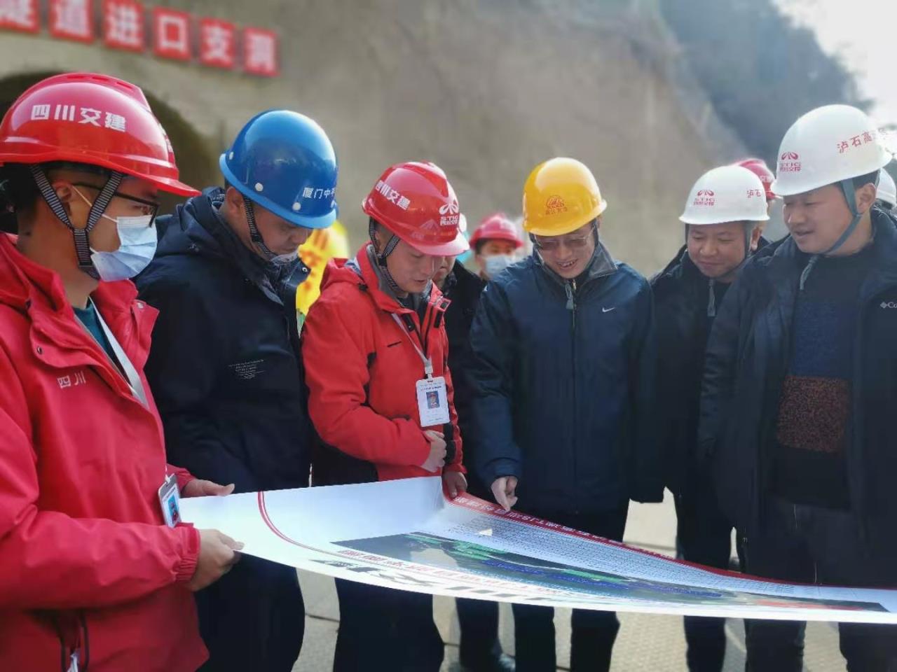 瀘石高速建設(shè)進(jìn)展獲業(yè)主公司肯定