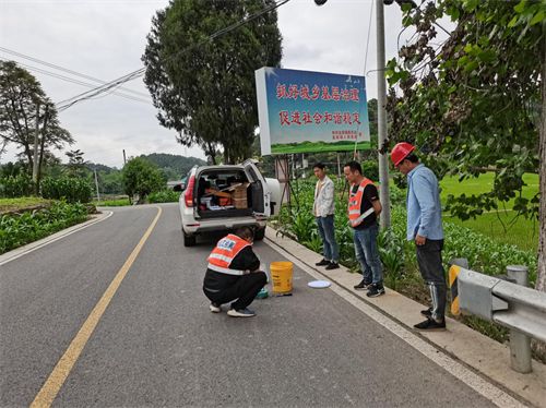 檢測(cè)公司順利完成S101線射洪段公路改建工程(西段）連接線建設(shè)工程項(xiàng)目交工驗(yàn)收現(xiàn)場(chǎng)檢測(cè)